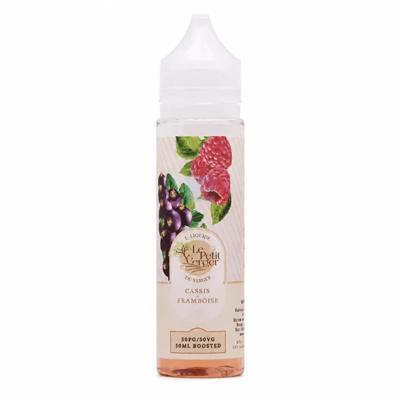 E-liquide Cassis Framboise 50 mL - Le Petit Verger