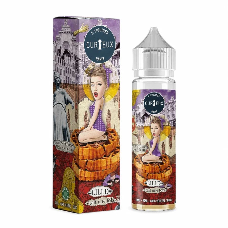E-liquide Lille Etait Une Fois 50 mL - Hexagone (Curieux) — Curieux - Edition Hexagone