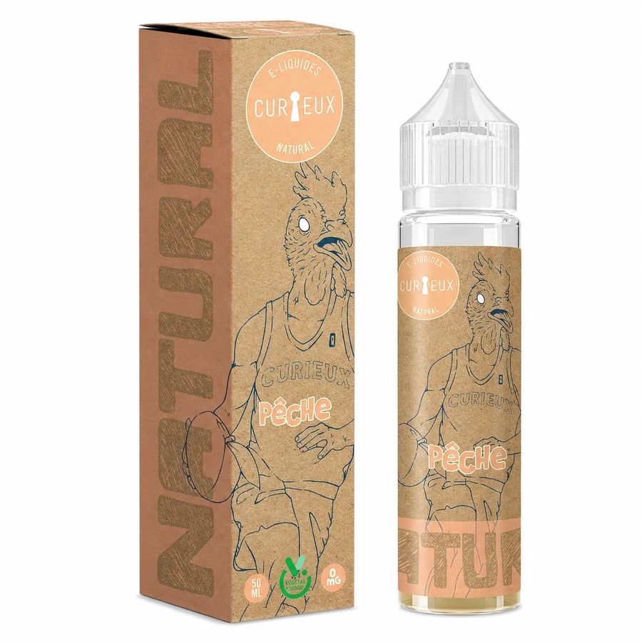 E-liquide Pêche 50 mL - Natural Curieux