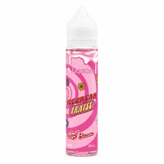E-liquide Ice Cream Fraise 50 mL - Wpuff (Liquideo) — Liquideo - Wpuff