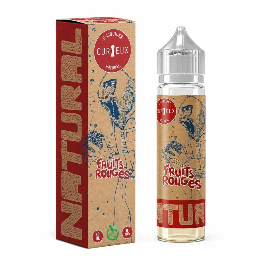 E-liquide Fruits Rouges 50 mL - Natural Curieux