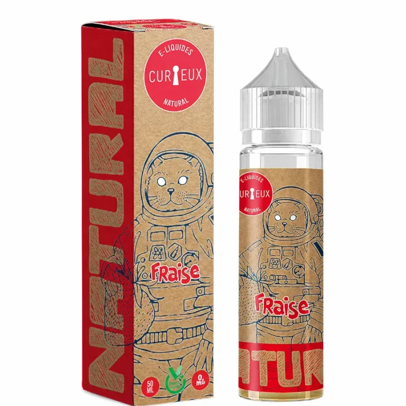 E-liquide Fraise 50 mL - Natural Curieux