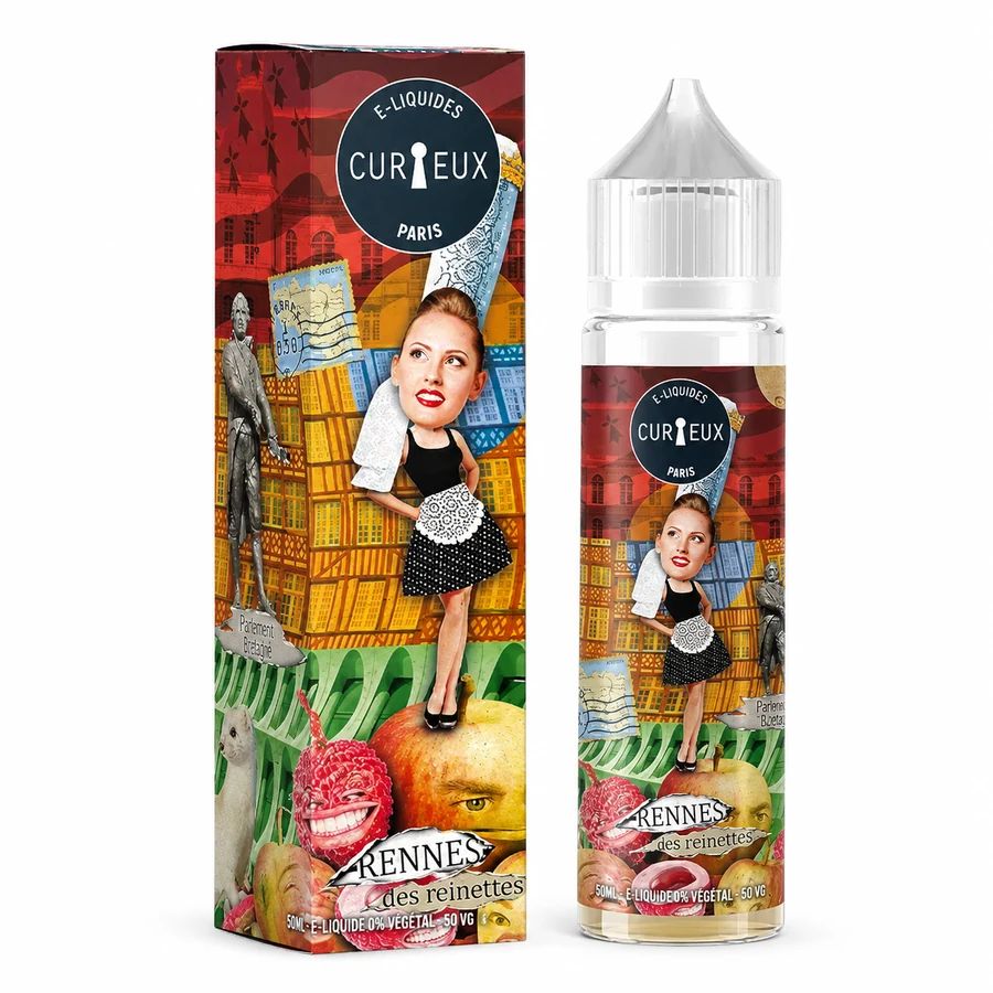E-liquide Rennes Des Reinettes 50 mL - Hexagone (Curieux) — Curieux - Edition Hexagone