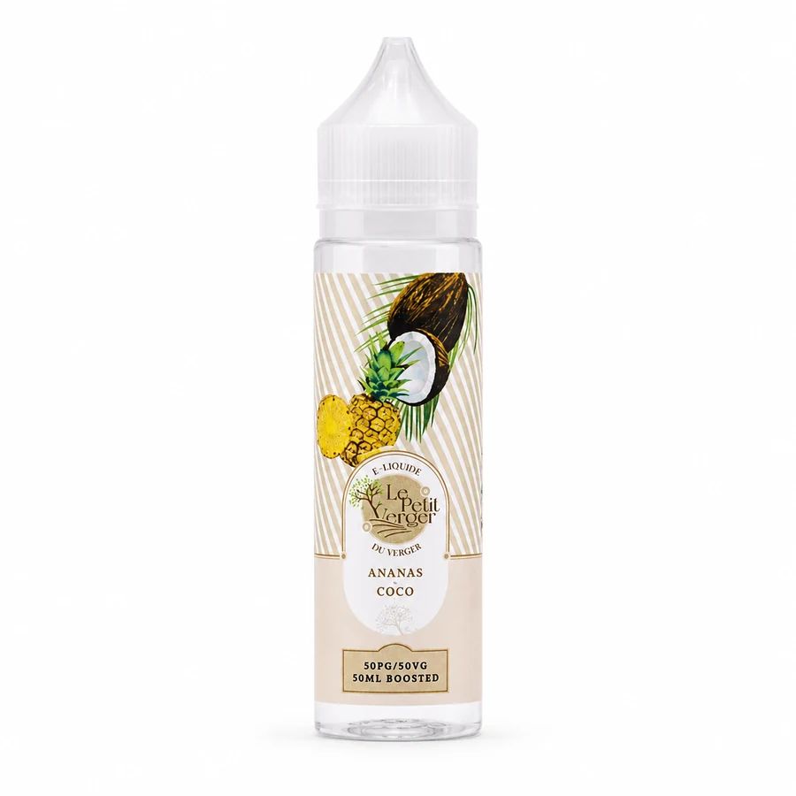 E-liquide Ananas Coco 50 mL - Le Petit Verger — Savourea - Le Petit Verger