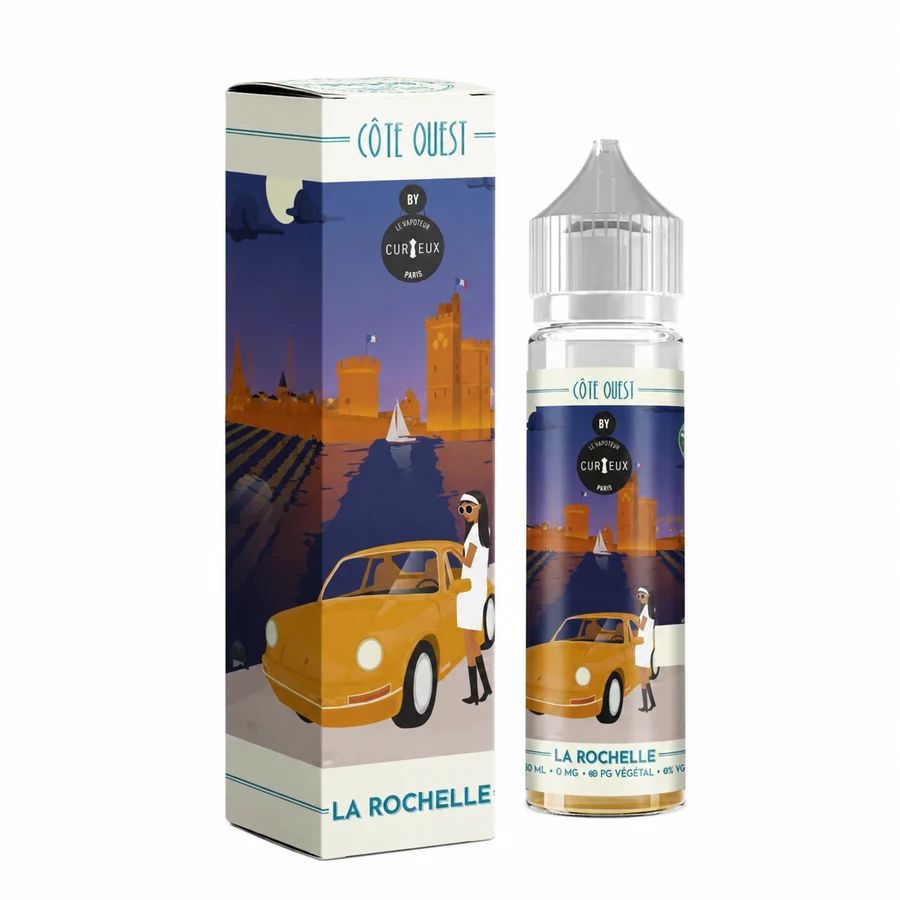 E-liquide La Rochelle 50 mL - Côte Ouest (Curieux)