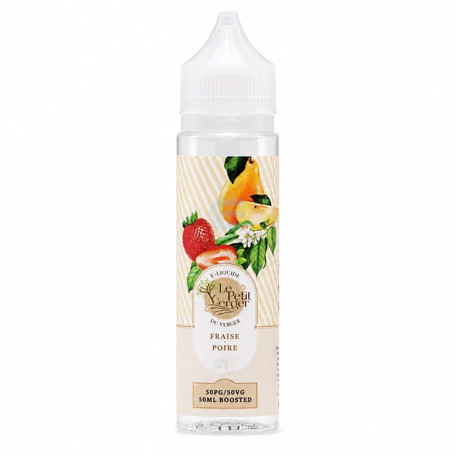 E-liquide Fraise Poire 50 mL - Le Petit Verger — Savourea - Le Petit Verger