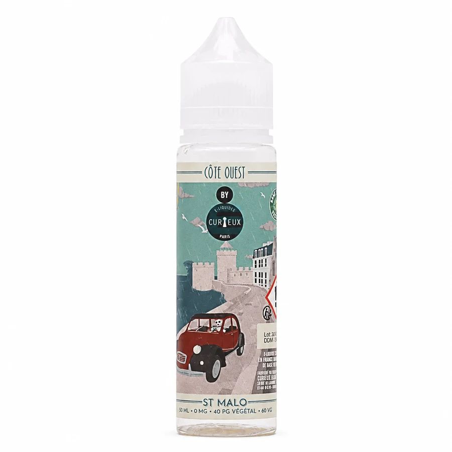 E-liquide St Malo 50 mL - Côte Ouest (Curieux)