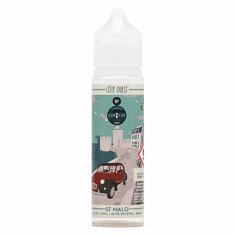 E-liquide St Malo 50 mL - Côte Ouest (Curieux)