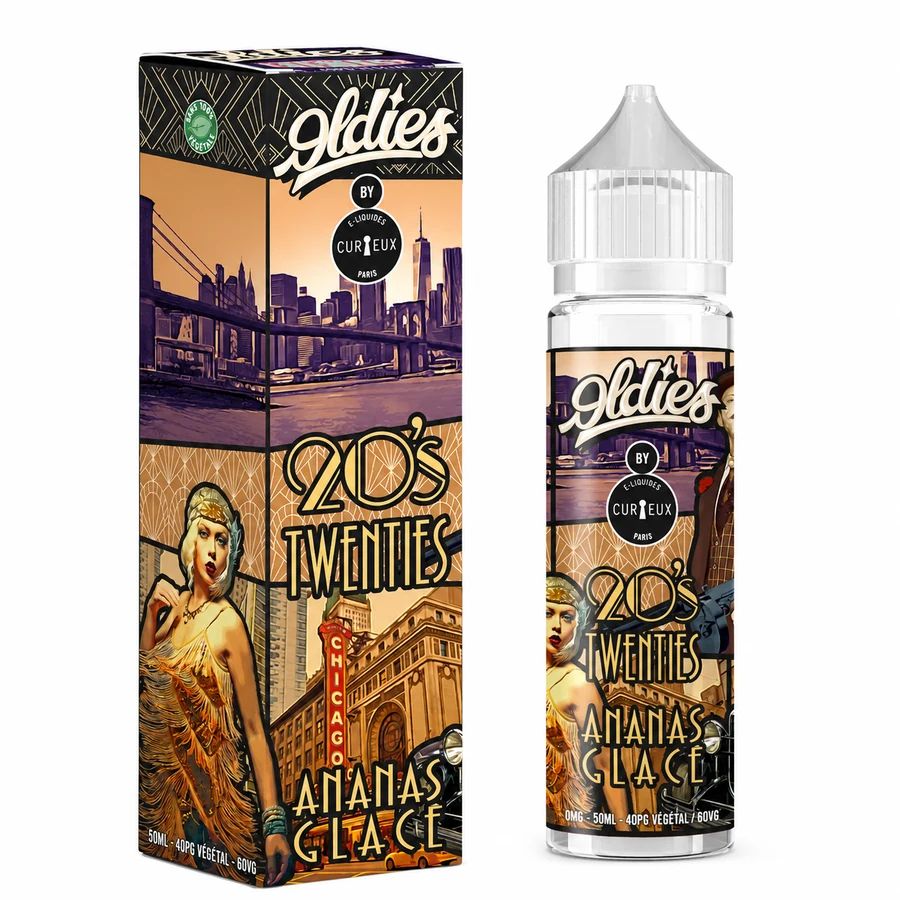 E-liquide Twenties 50 mL - Oldies Curieux — Curieux - Oldies