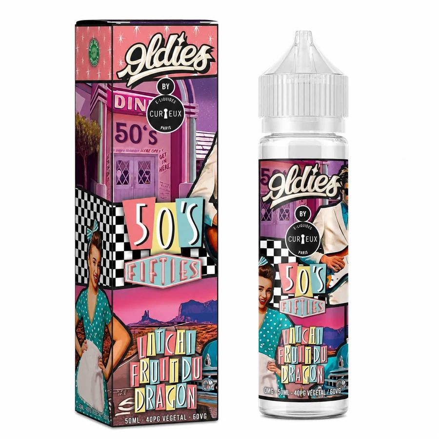 E-liquide Fifties 50 mL - Oldies Curieux — Curieux - Oldies