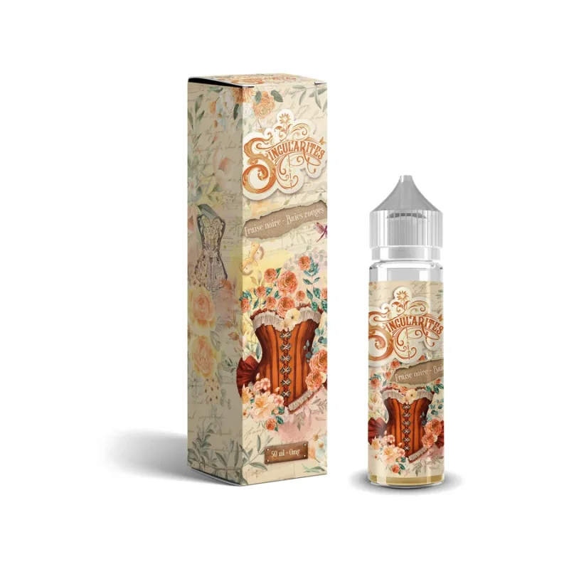 E-liquide Fraise Noire Baies Rouges 50 mL - Singularités