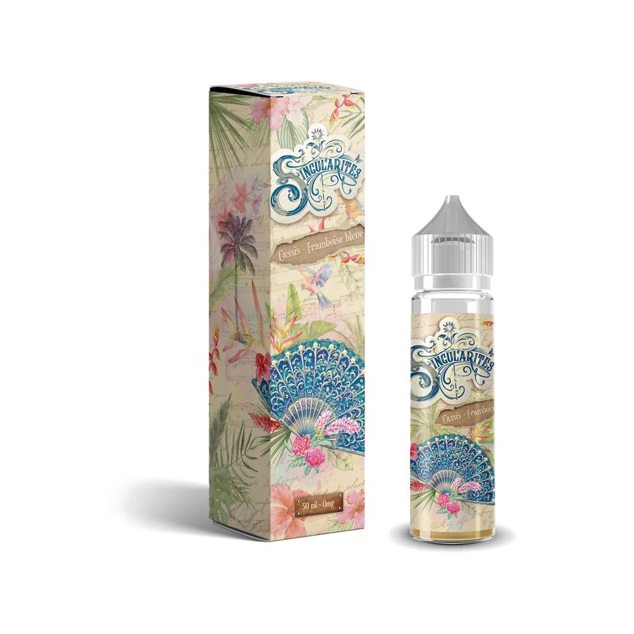 E-liquide Cassis Framboise Bleue 50 mL - Singularités