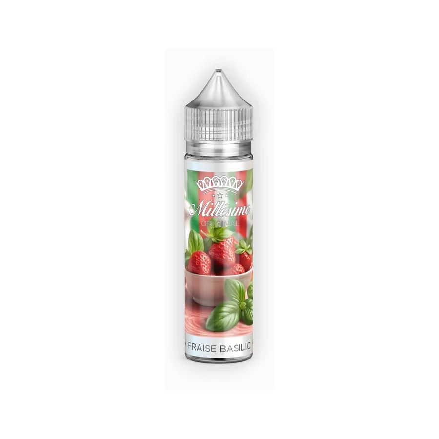 E-liquide Fraise Basilic 50 mL - Millésime