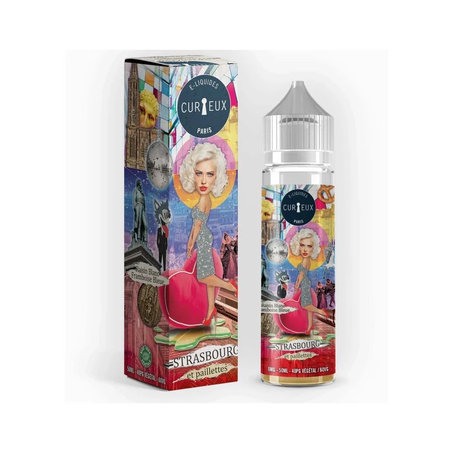 E-liquide Strasbourg Et Paillettes 50 mL - Hexagone (Curieux)