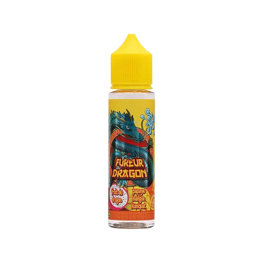 E-liquide Papaye Mangue Kumquat 50 mL - Fureur du Dragon — Le Vapoteur Breton - Fureur du Dragon