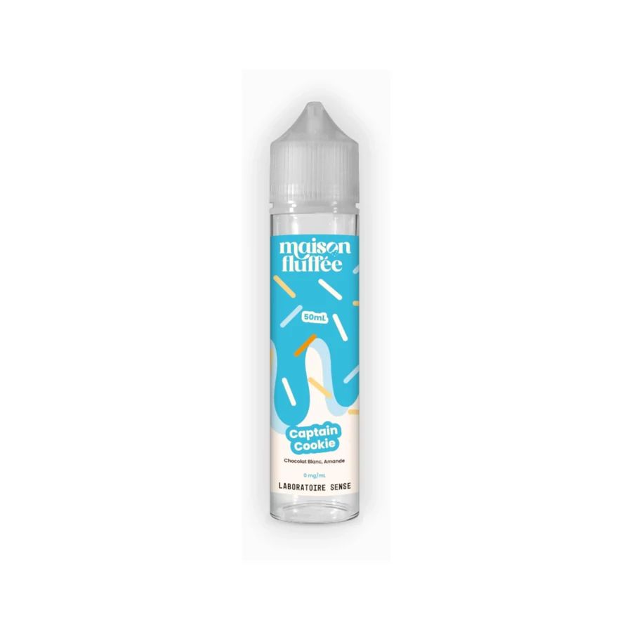 E-liquide Captain Cookie 50 mL - Maison Fluffée