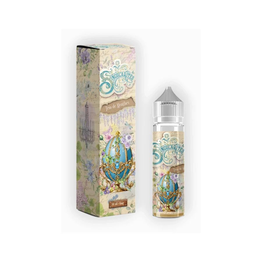 E-liquide Trio De Menthes 50 mL - Singularités