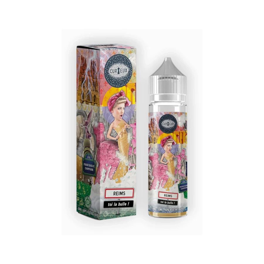 E-liquide Reims Toi La Bulle ! 50 mL - Hexagone (Curieux) — Curieux - Edition Hexagone