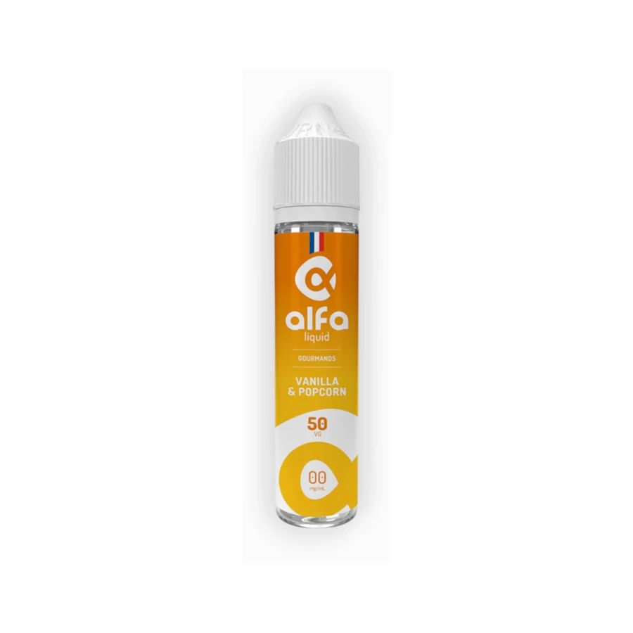 E-liquide Vanilla & Popcorn (50 VG) 50 mL - Alfaliquid — Alfaliquid - 50VG
