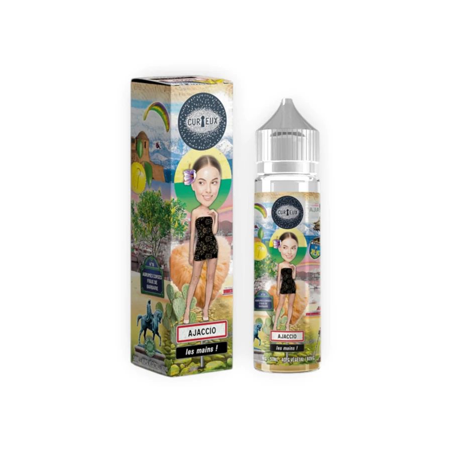 E-liquide Ajaccio Les Mains ! 50 mL - Edition Hexagone Curieux — Curieux - Edition Hexagone