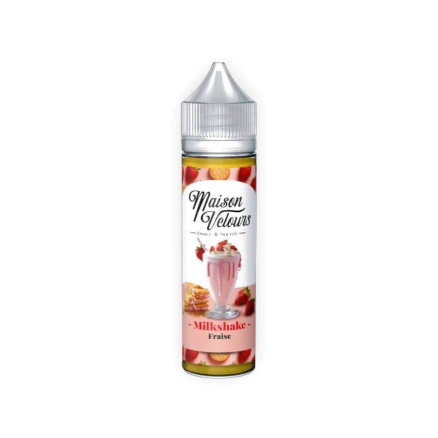 E-liquide Milkshake Fraise 50 mL - Maison Velours