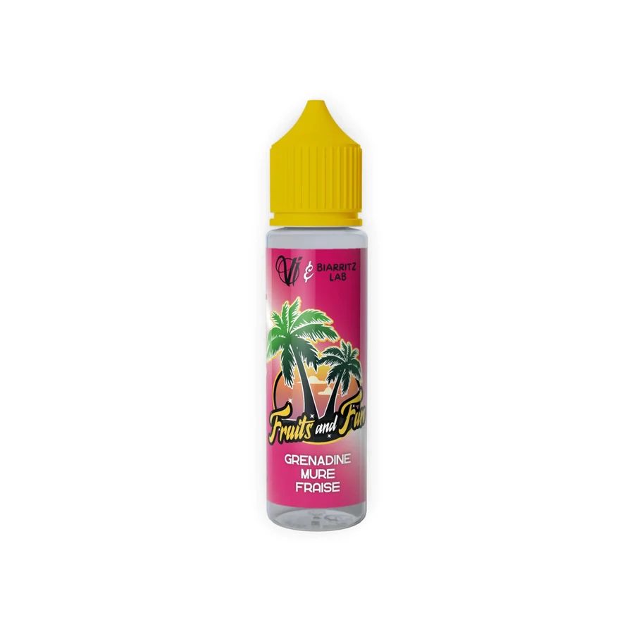 E-liquide Grenadine Mûre Fraise 50 mL - Fruits And Sun Biarritz Lab