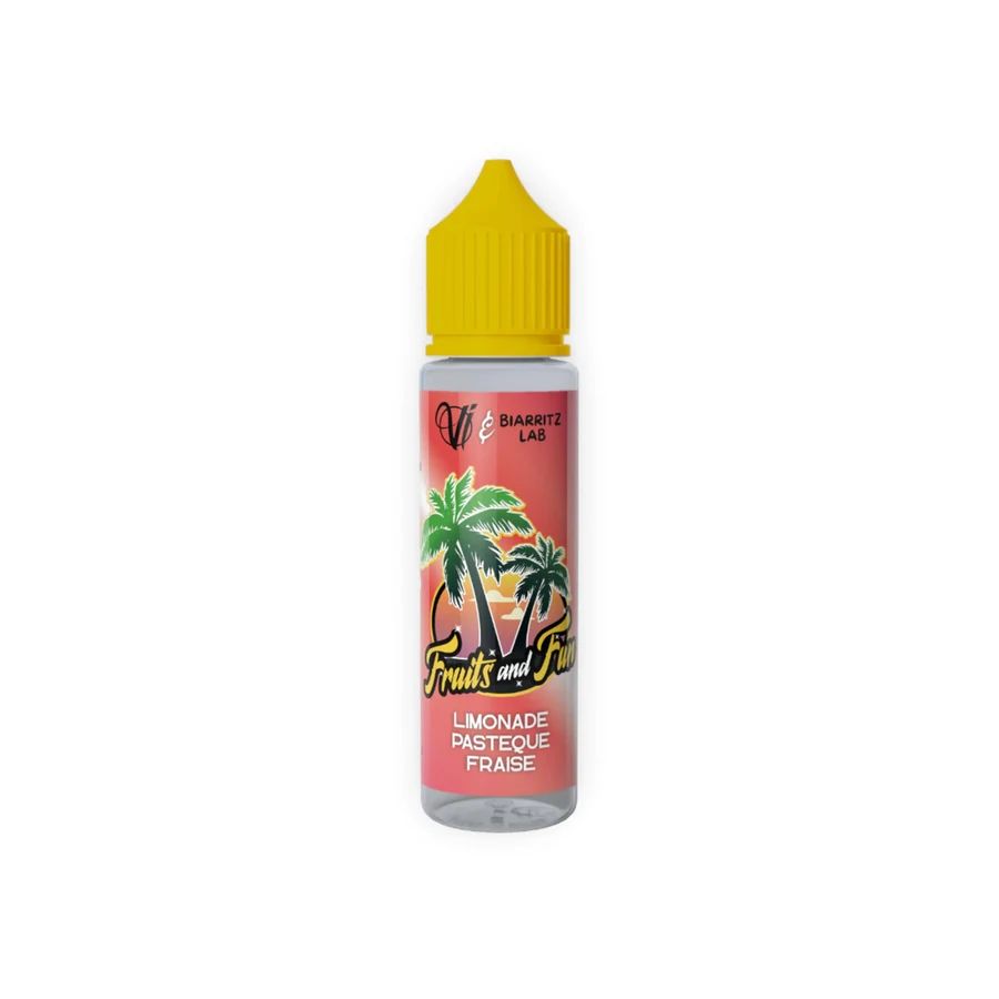 E-liquide Limonade Pastèque Fraise 50 mL - Fruits And Fun Biarritz Lab