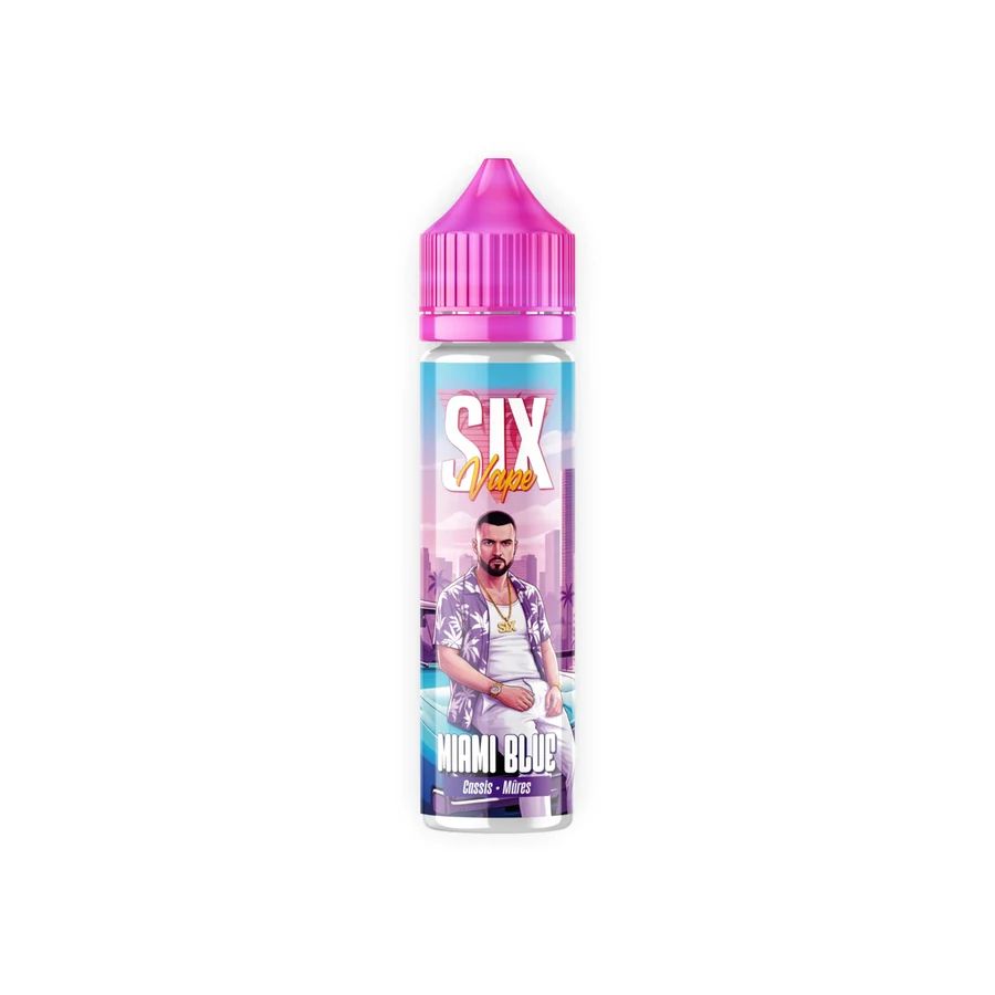 E-liquide Miami Blue 50 mL - Six Vape (Roykin)