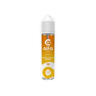E-liquide Crème Vanille Caramel (50 VG) 50 mL - Alfaliquid — Alfaliquid - 50VG