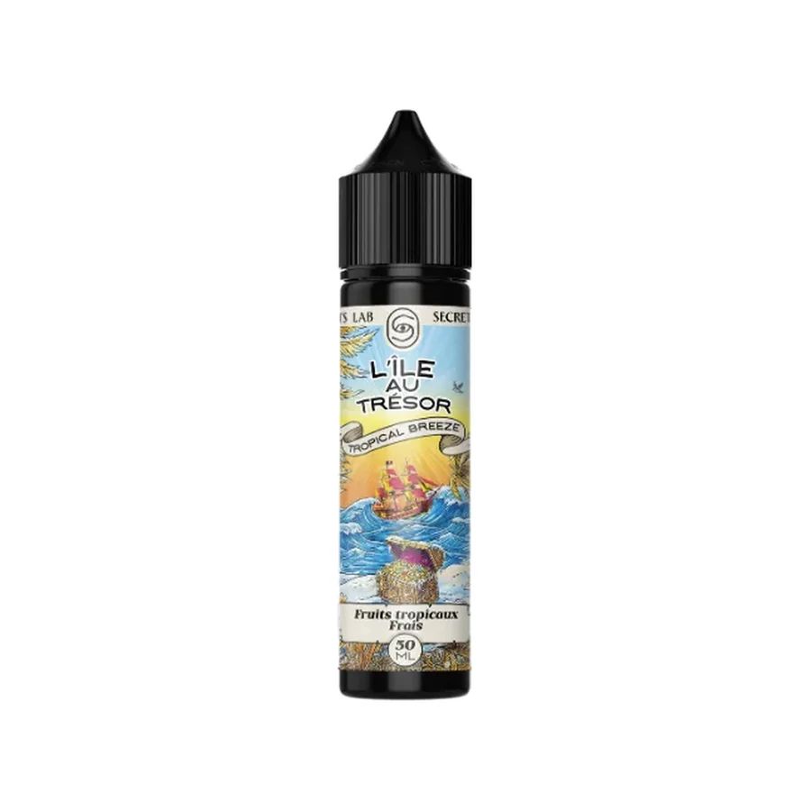 E-liquide Tropical Breeze 50 mL - L'Ile au Trésor — Secret's Lab - L'ile au tresor