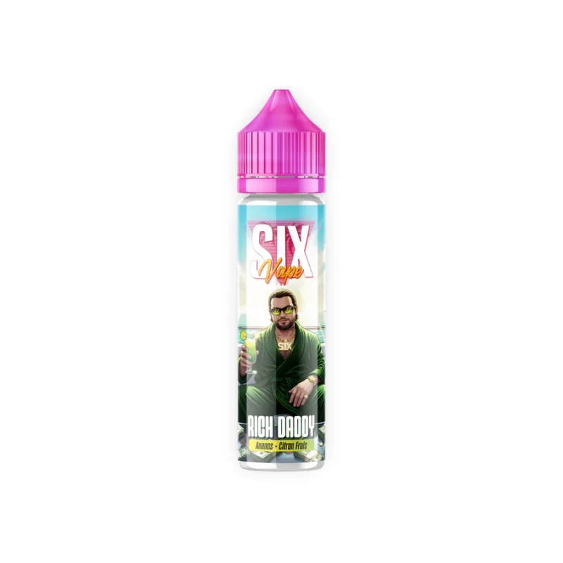 E-liquide Rich Daddy 50 mL - Six Vape (Roykin)