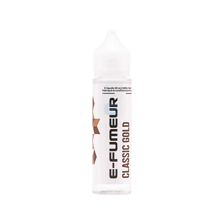 E-liquide Classic Gold 50 mL - E-FUMEUR — E-Fumeur - E-liquides