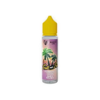 E-liquide Framboise Cassis Baies Rouges 50 mL - Fruits And Fun Biarritz Lab