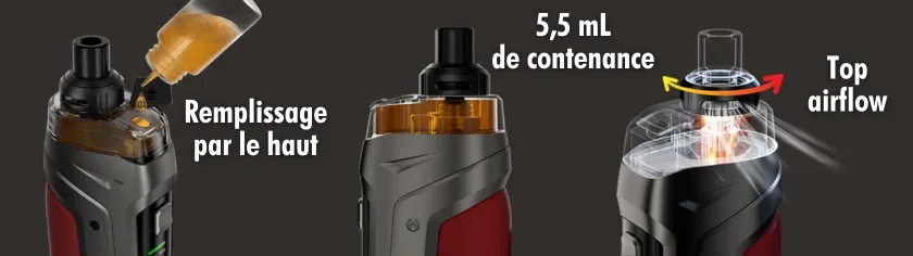 specs cartouche pzpulse innokin