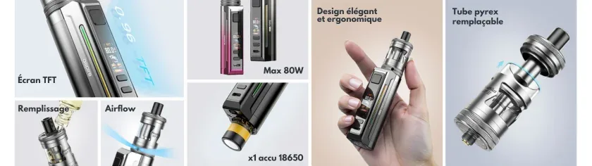 kit zelos x80 aspire details
