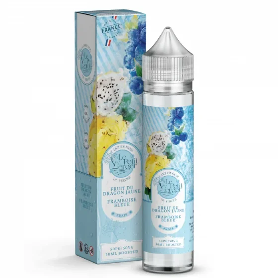 E-liquide Fruit Du Dragon Jaune Framboise Bleue Frais 50 mL - Le Petit Verger Savourea