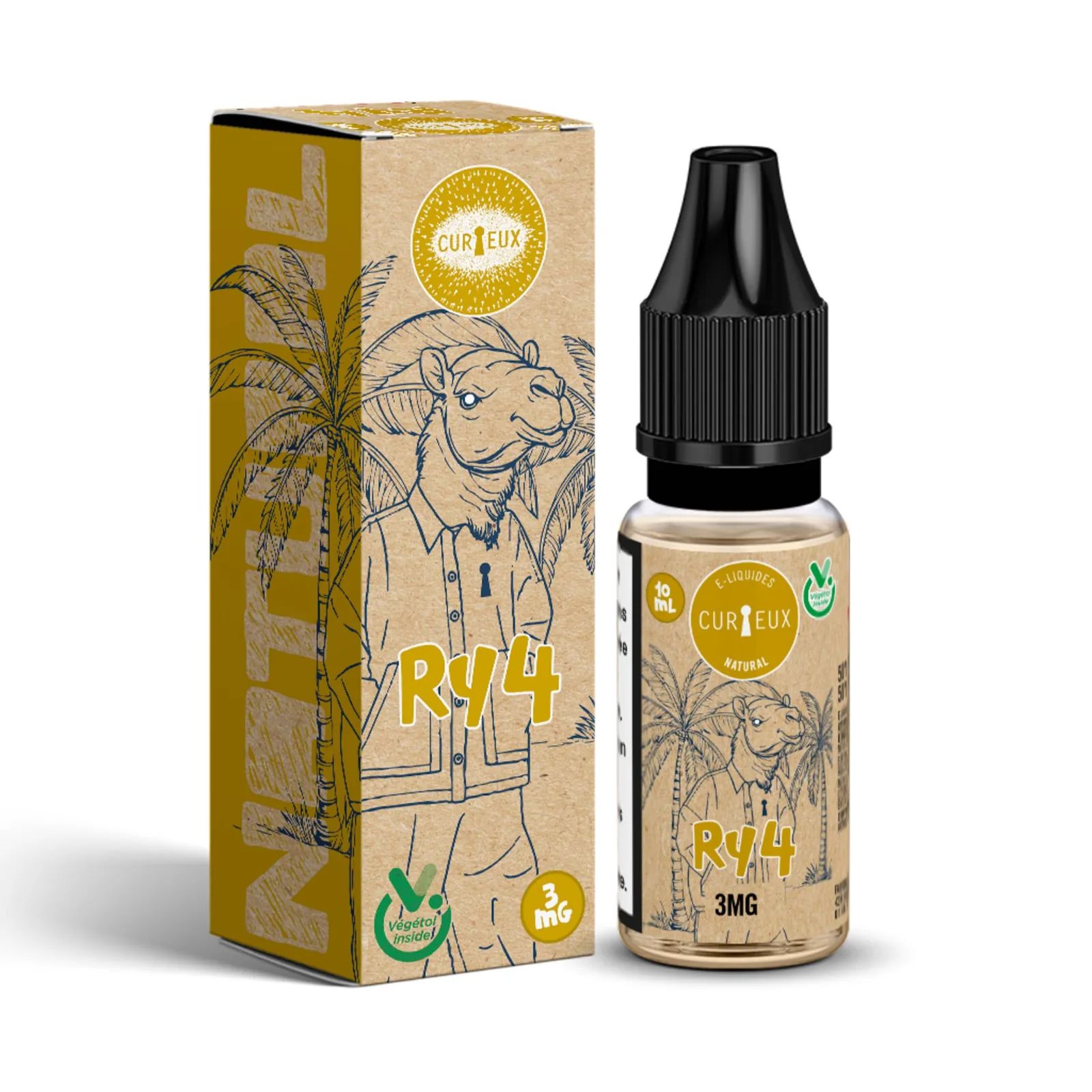 E-liquide RY4 10 mL - Natural Curieux — Curieux - Edition Natural