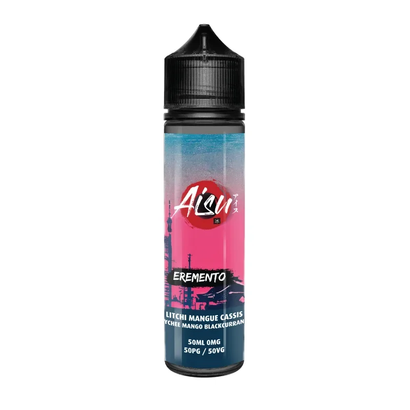 E-liquide Litchi Mangue Cassis 50 mL - Aisu