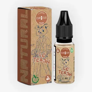 E-liquide Le Texan 10 mL - Natural Curieux — Curieux - Edition Natural