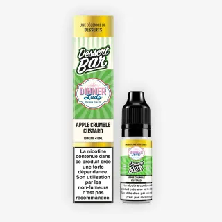 E-liquide Apple Crumble Custard 10 mL - Bar Dinner Lady