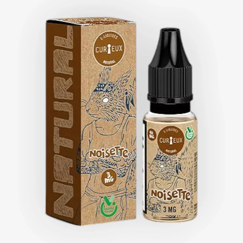 E-liquide Noisette 10 mL - Natural Curieux