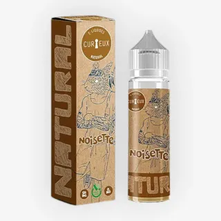 E-liquide Noisette 50 mL - Natural Curieux — Curieux - Edition Natural