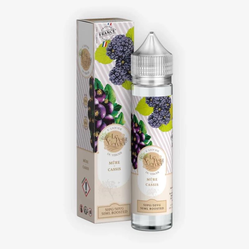 E-liquide Mure Cassis 50 mL - Le Petit Verger