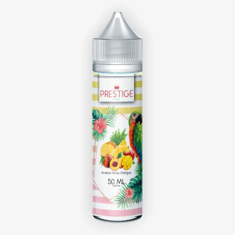 E-liquide Ananas Peche Mangue 50 mL - Prestige Fruits