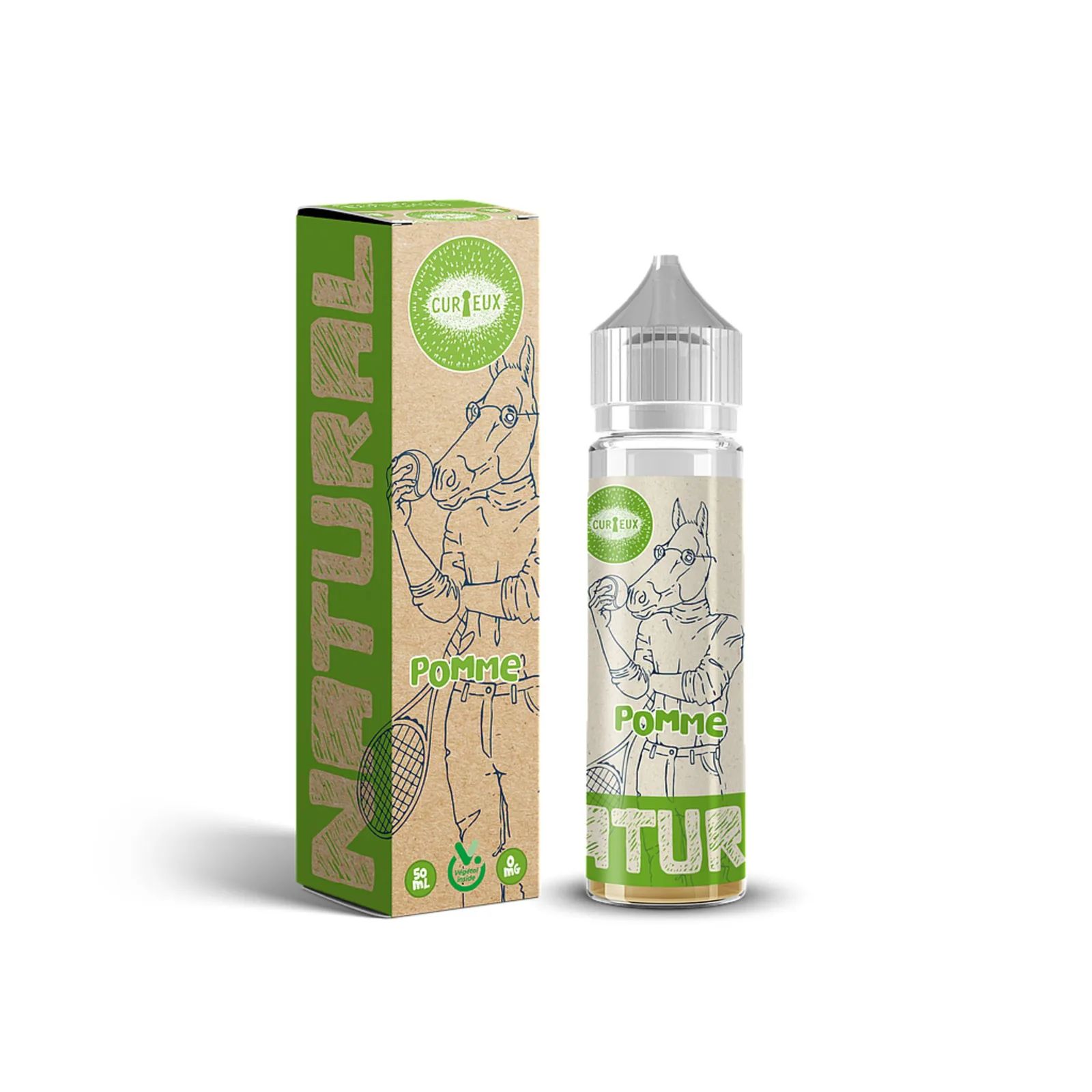 E-liquide Pomme 50 mL - Natural Curieux