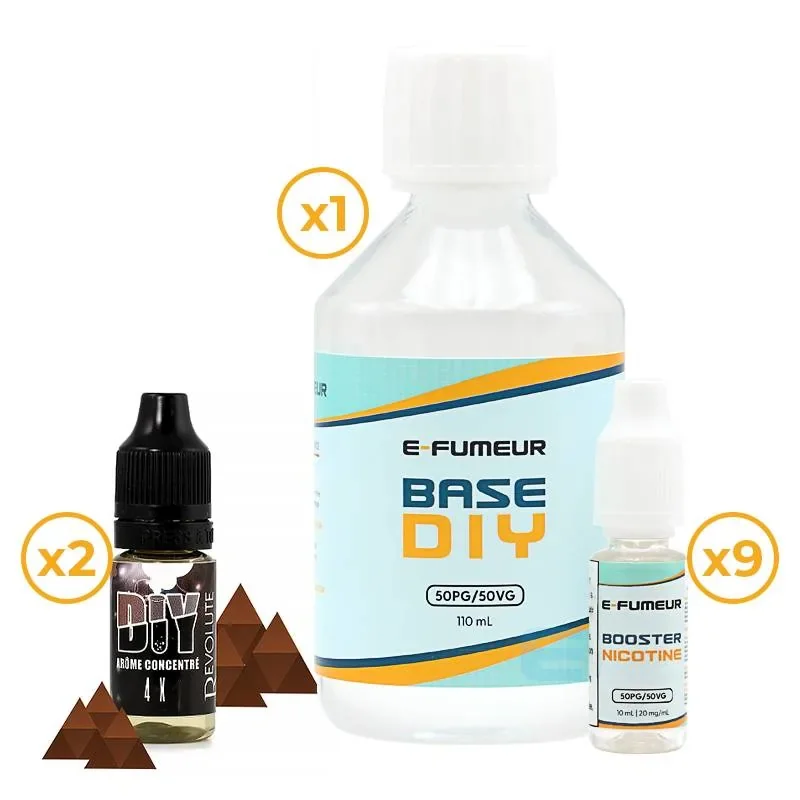Pack DIY 4X 220 mL - Revolute — Nicotine: 9 mg