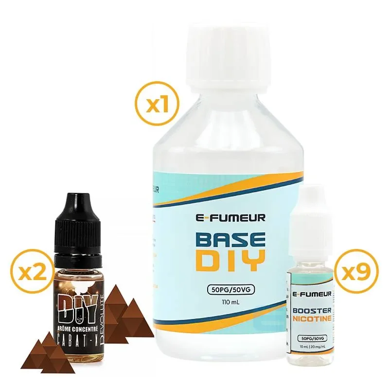 Pack DIY Cabat X 220 mL - Revolute — Nicotine: 9 mg