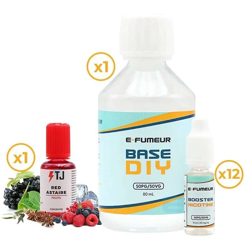 Pack DIY Red Astaire 230 mL - Tjuice — Nicotine: 12 mg