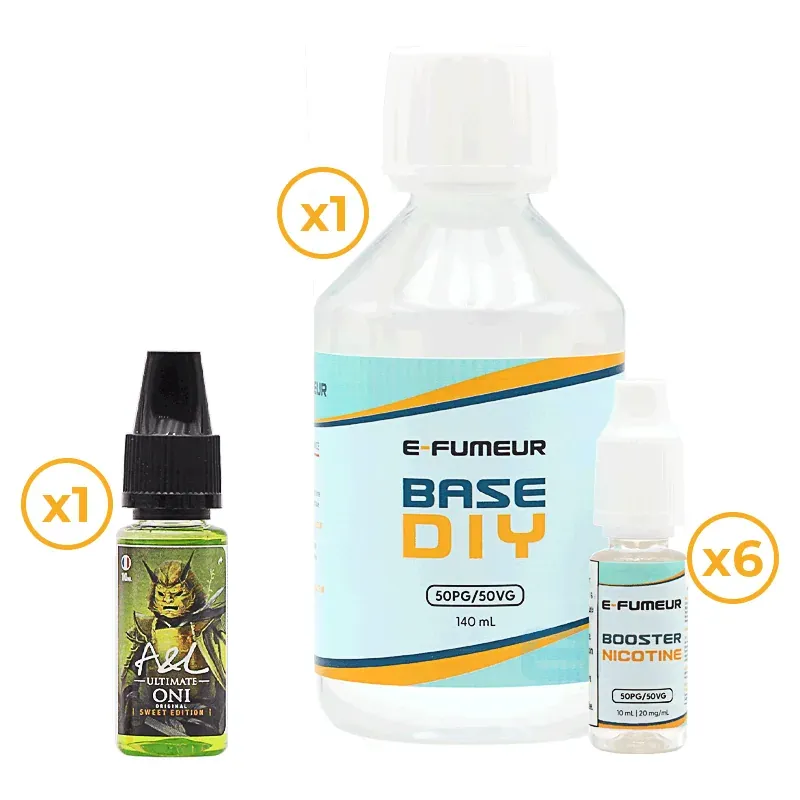 Pack DIY Oni 210 mL - A&L Ultimate — Nicotine: 6 mg