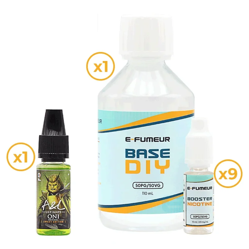 Pack DIY Oni 210 mL - A&L Ultimate — Nicotine: 9 mg